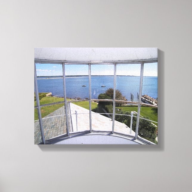 Stonington Harbour Lighthouse, CT Canvas Print (Front)