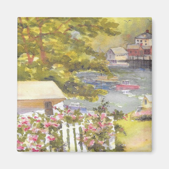 stonington harbour view magnet (Front)