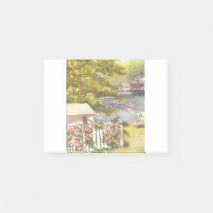 stonington harbour view post-it notes