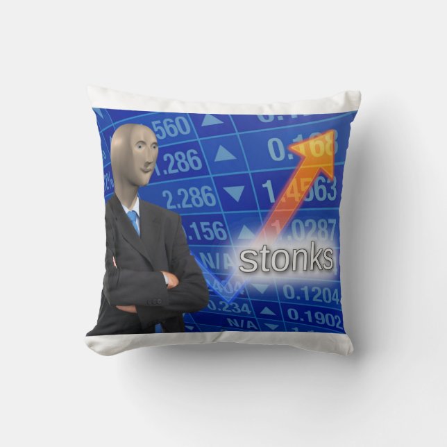 Stonks Cushion (Front)
