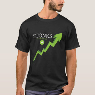 Stonks To The Moon Day Trading Stock Market Forex T-Shirt