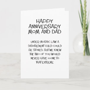 Stony anniversary card