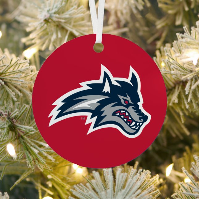 Stony Brook University | Seawolves Metal Tree Decoration (Insitu)