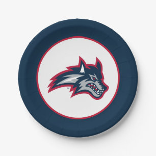 Stony Brook University   Seawolves Paper Plate