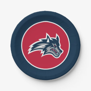 Stony Brook University   Seawolves Paper Plate