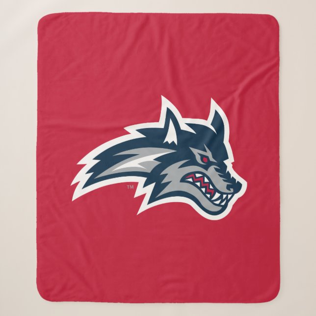 Stony Brook University | Seawolves Sherpa Blanket (Front)