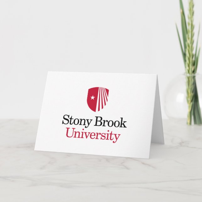 Stony Brook University | Wordmark Card (Front)