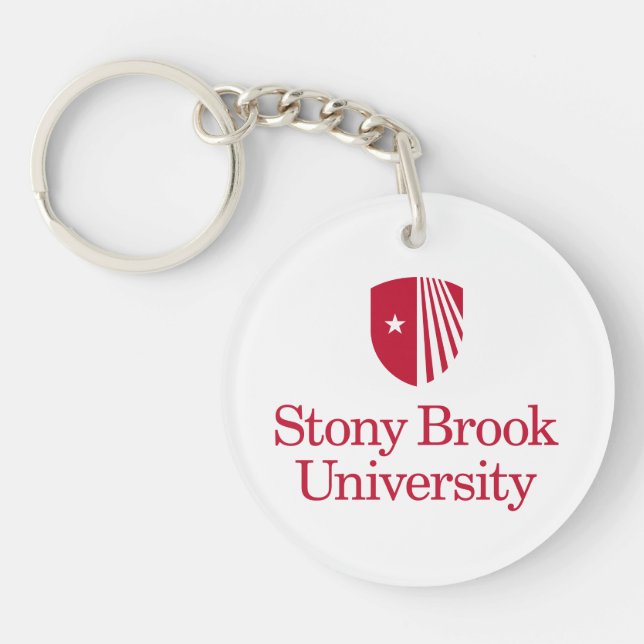 Stony Brook University | Wordmark Key Ring (Front)