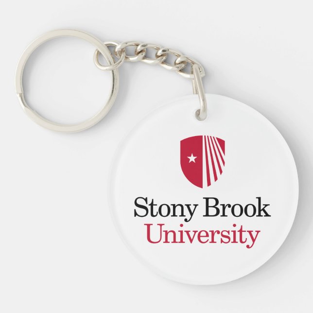 Stony Brook University | Wordmark Key Ring (Front)