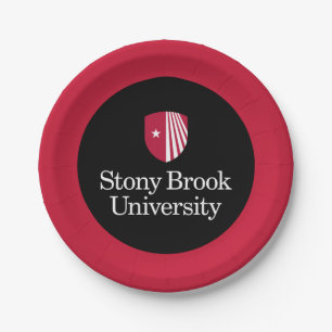 Stony Brook University   Wordmark Paper Plate