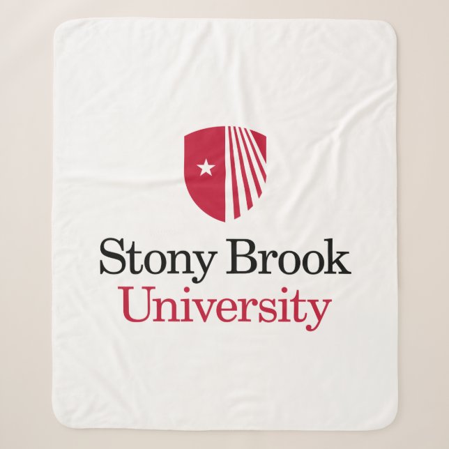 Stony Brook University | Wordmark Sherpa Blanket (Front)