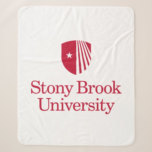 Stony Brook University | Wordmark Sherpa Blanket (Front)