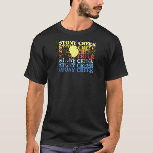 Stony Creek Connecticut Beach Us Cities Beach Bum T-Shirt