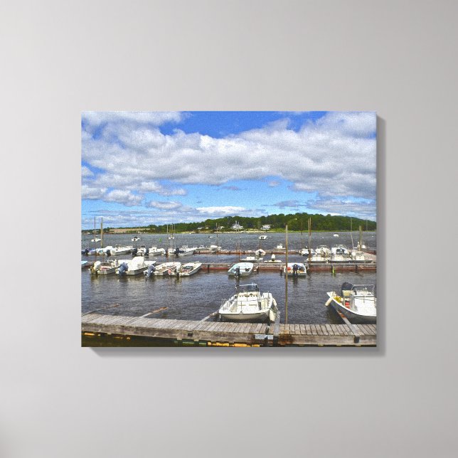 Stony Creek Marina Canvas Print (Front)