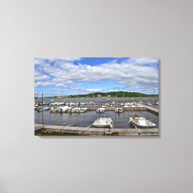 Stony Creek Marina Canvas Print (Front)