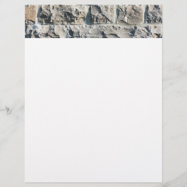 Stony pattern custom letterhead (Front)