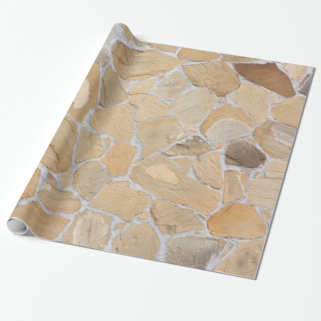 Stony pattern wrapping paper (Unrolled)