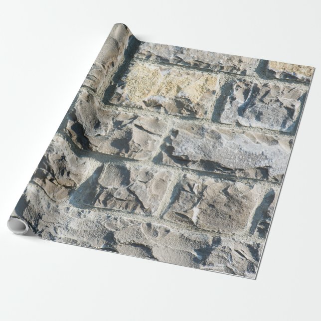 Stony pattern wrapping paper (Unrolled)