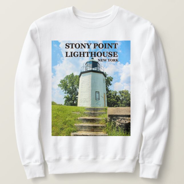 Stony Point Lighthouse, New York Sweatshirt (Design Front)