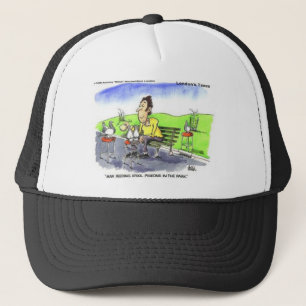 Stool Pigeons Funny Gifts Tees & Collectibles Trucker Hat
