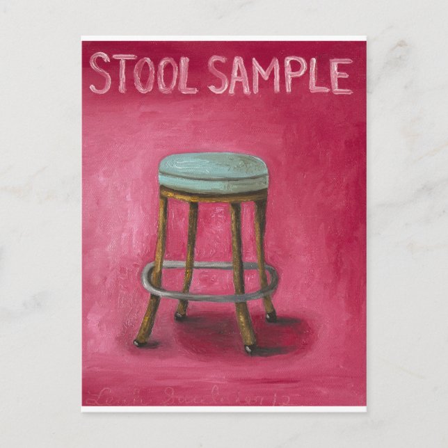 Stool Sample Postcard (Front)