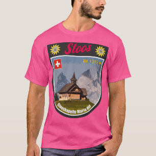 Stoos Chapel Souvenir Morschach Switzerland T-Shirt
