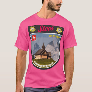 Stoos Chapel Souvenir Morschach Switzerland T-Shirt