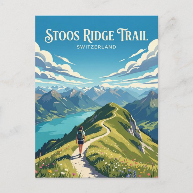 Stoos Switzerland Postcard (Front)