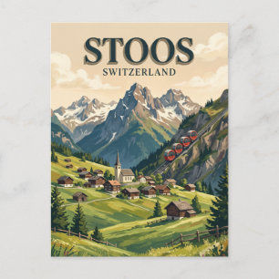 Stoos Switzerland Postcard