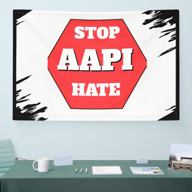 Stop AAPI Hate  Banner (Tradeshow)