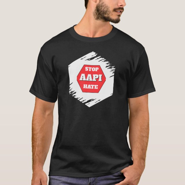Stop AAPI Hate  T-Shirt (Front)