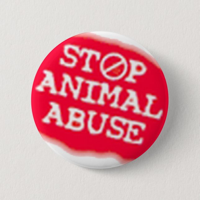 stop_abuse 6 cm round badge (Front)