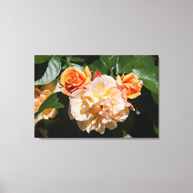 Stop and Smell the Roses Canvas Print (Front)