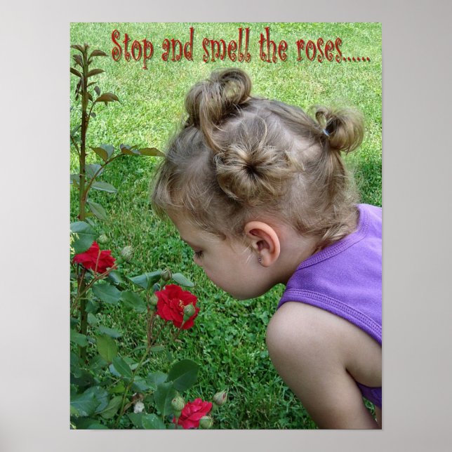 Stop and Smell the Roses Poster (Front)