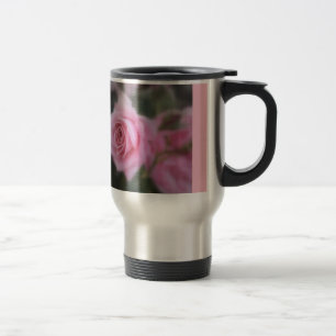 Stop and smell the rose's travel mug