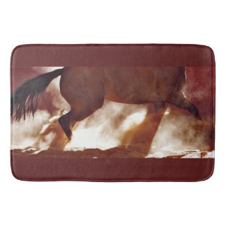 Stop and Turn Bath Mat Western Horse