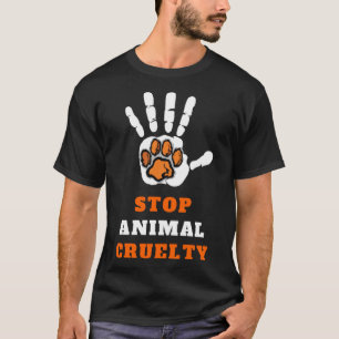 Stop Animal Cruelty Save Anti Animal Cruelty Club  T-Shirt