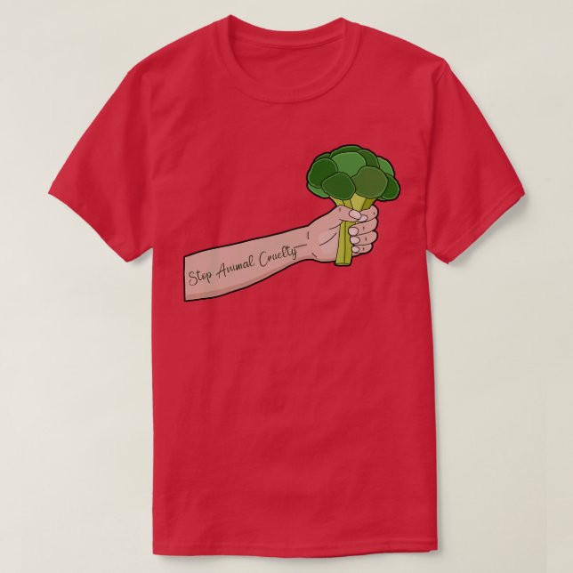 Stop Animal Cruelty T-Shirt (Design Front)