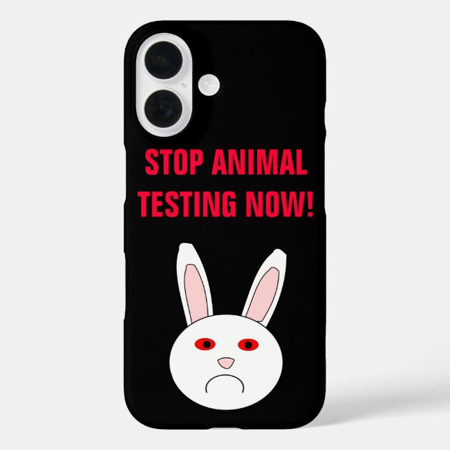 Stop Animal Testing Now Case-Mate iPhone Case (Back)