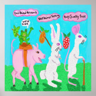 Stop Animal Testing  Poster