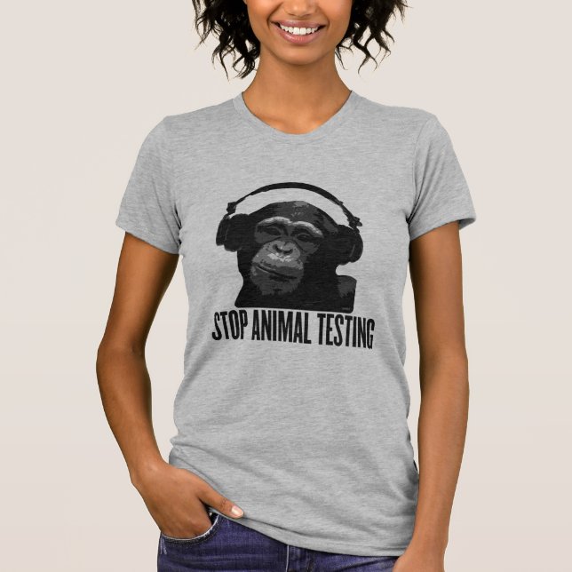 stop animal testing T-Shirt (Front)