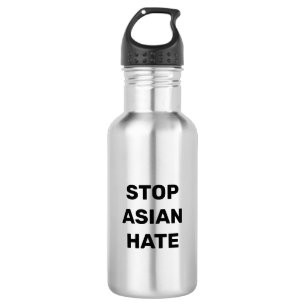 Stop Asian Hate, 532 Ml Water Bottle
