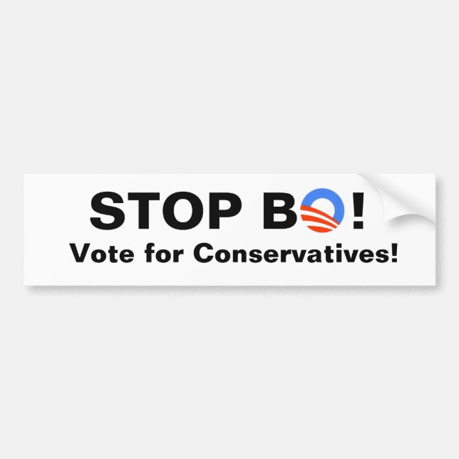 Stop Barack in November 2010! Bumper Sticker (Front)