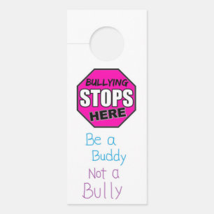 Stop Bullying Door Hanger