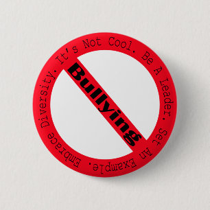 Stop Bullying-Logo by Shirley Taylor 6 Cm Round Badge