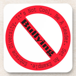 Stop Bullying-Logo by Shirley Taylor Coaster