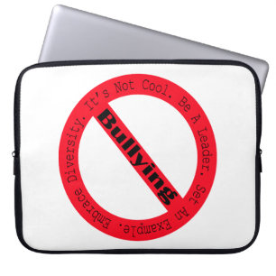 Stop Bullying-Logo by Shirley Taylor Laptop Sleeve