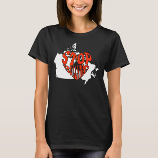 Stop Bullying Orange Love Canada Maps Every Child T-Shirt