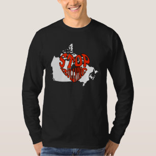 Stop Bullying Orange Love Canada Maps Every Child T-Shirt