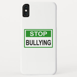Stop Bullying Sign green Case-Mate iPhone Case